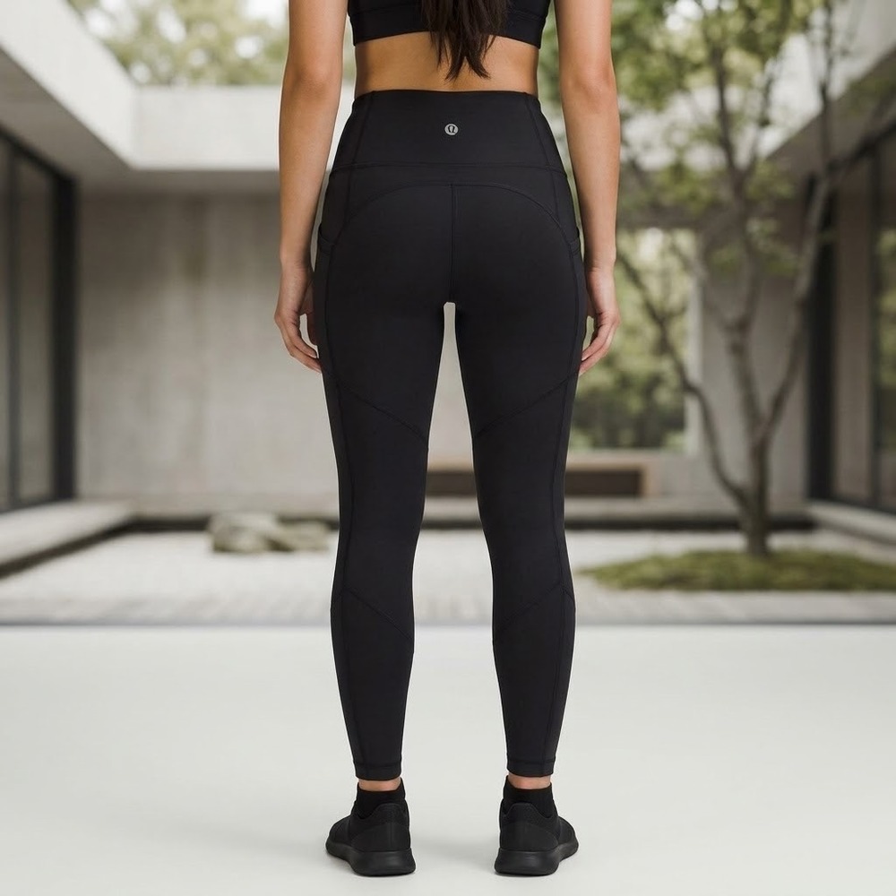 Lululemon All the Right Places High-Rise Leggings Black Size 8 W5LGRS